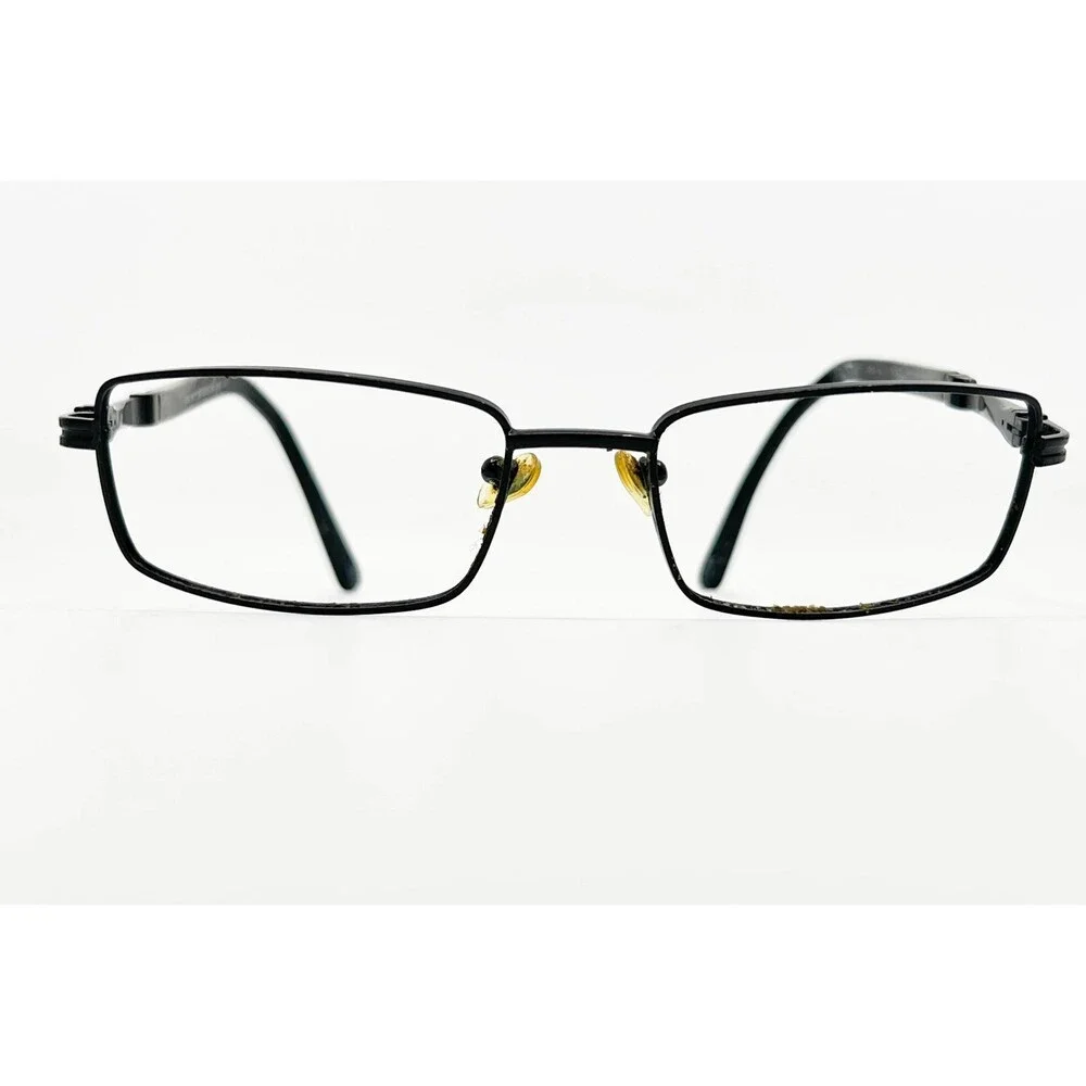 Legacy Eyeglasses Mens Black MM 1011 BK Rectangular Full Rim 55-18-145